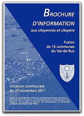 Couverture brochure information Fusion VdR